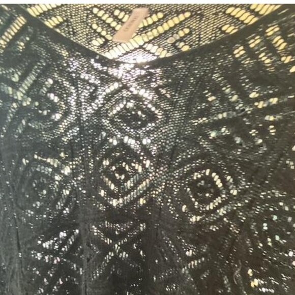 Open Knit Black Sweater - Picture 4 of 6